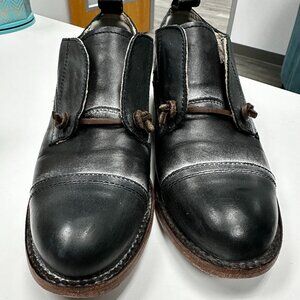 Freebird Mabel Women’s Oxford rugged two tone all leather slip on shoes Size 6